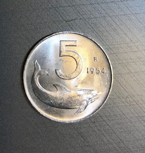 Moneta repubblica italiana - italiana, 5