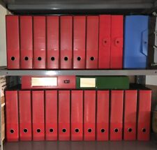 18 RACCOGLITORI UFFICIO con ANELLI + 6 CARTELLE