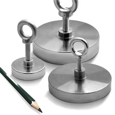 Magnete di ricerca magnete al neodimio magnete da montagna 120-600 kg semplice NdFeB pesca magnetica