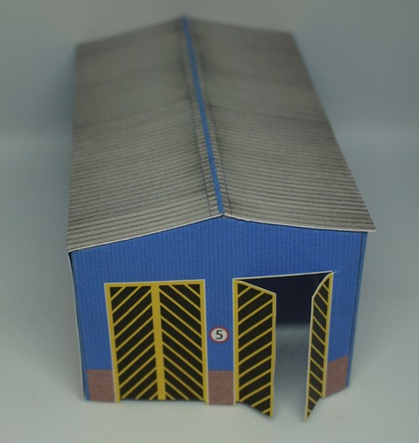 Card gauge train shed depot - card,
