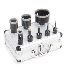 Kit 8 pz/set punte diamantate