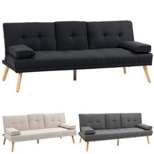 HOMCOM Divano Letto 3 Posti