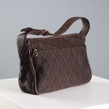 Valentino Borsa Vintage Pelle Stoffa Italia Anni 80-90 Originale