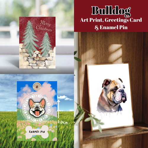 English bulldog dog - bulldog,