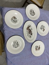 SUBLIME servizio piatti pesce RICHARD GINORI PARI AL NUOVO (MAI USATO)