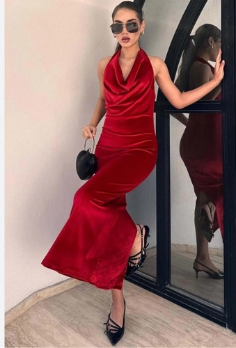 Zara abito midi donna nuovo - zara,
