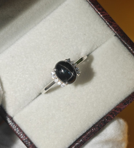 Anello donna solitario argento
