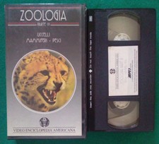 VHS Documentario VIDEO ENCICLOPEDIA AMERICANA Zoologia Parte IV ex nolo (V113)