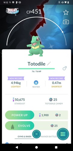 Shiny totodile sfondo - totodile, speciale