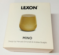 LEXON Mino Bluetooth Speaker 3W GOLD oro design Simonelli Quaglio ricaricabile