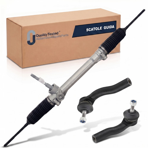 Scatola sterzo 2 testine - +,