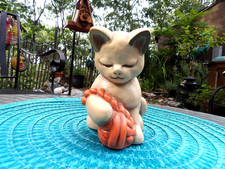 GATTO GIOCO FILATO 5" CERAMICA