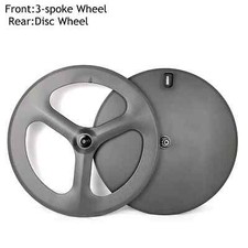 Set ruote in fibra di carbonio