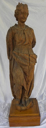 Scultura legno antica - in,