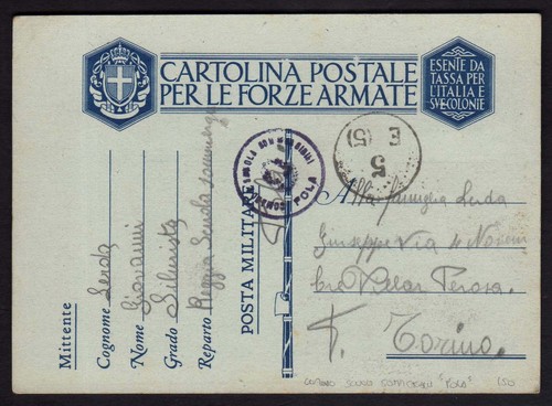 Storia postale regno - regno, 1943