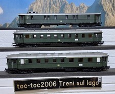 LILIPUT L 350061 SET TRE CARROZZE PASSEGGERI DB H0 HO