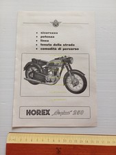 Horex Regina 250 depliant italiano originale anni 50