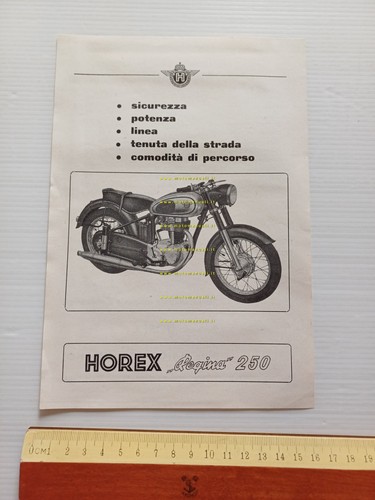 Horex regina 250 depliant - regina,