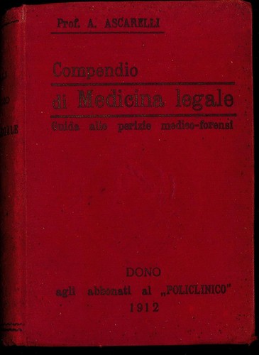 Compendio medicina legale - compendio,