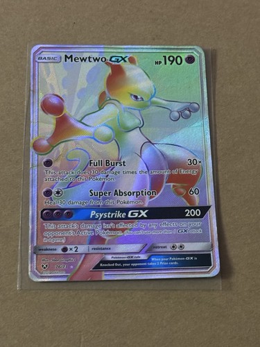 Damaged mewtwo - gx, (secret)