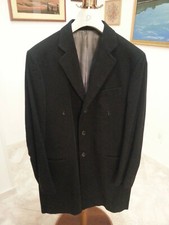 Cappotto Uomo OVS taglia 52 blu scuro (cotone) fodera grigio (poliestre viscosa)