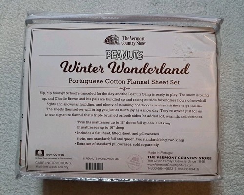 Peanuts winter wonderland twin - winter,