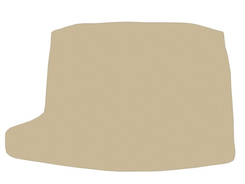 Beige tappeto tronco velluto - tappeto,