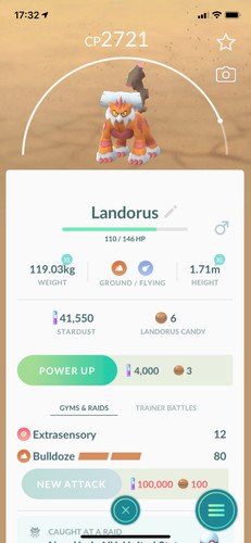 Landorus therian forma l25 - therian,