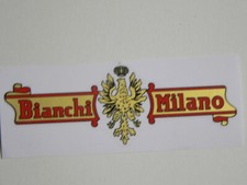 sticker adesivo per bici da corsa bianchi vintage 106 x 38 mm