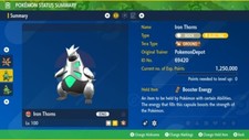 6IV Shiny Iron Thorns Pokemon