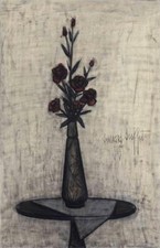 Rose in vaso di Bernard Buffet