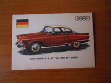 figurina "AUTO INTERNATIONAL PARADE" n.38-AUTO UNION D.K.W.AU 1000 SP.COUPE'