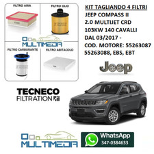 KIT TAGLIANDO 4 FILTRI TECNECO