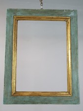 GRAZIOSA CORNICE IN LEGNO LACCATO E DORATO