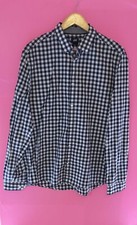 Camicia a quadri manica lunga da uomo H&M in cotone multicolore taglia L