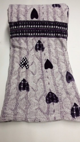 Plaid pile con dis cuori - in, dis.cuori