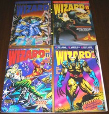 WIZARD - THE GUIDE TO COMICS - ISSUE #1 #13 #17 #19 