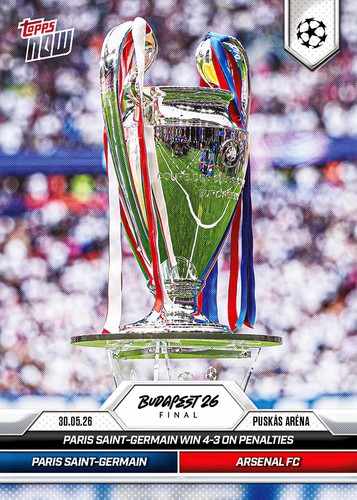 Topps now 2026 ucl - now, 25-2026