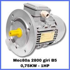 motore elettrico asincrono trifase da 2800 giri B5 per compressore mec80a 2 poli