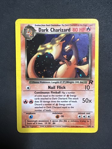 Dark charizard holo raro - 4/82,