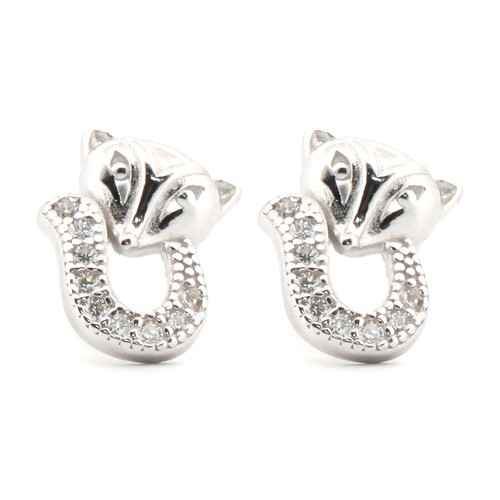 Orecchini perno argento - a,