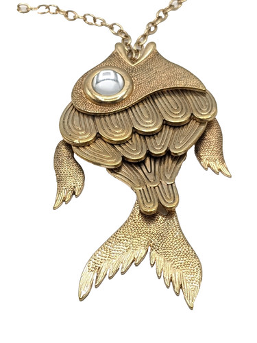 Collana con ciondolo pesce