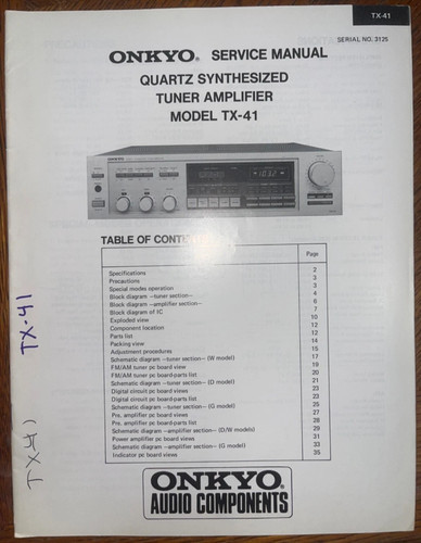 Onkyo amplificatore - onkyo, tx-41