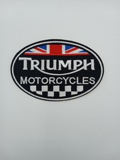 TRIUMPH MOTO TOPPA RICAMATA