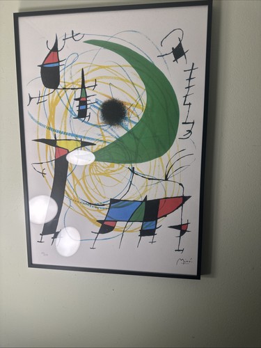 Litografia joan miro - joan, firmata
