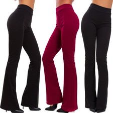 Pantaloni donna campana aderenti zampa elefante elasticizzati hot sexy JL-2148