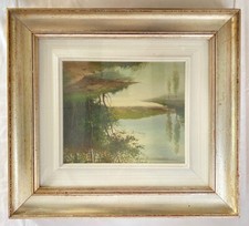 “Paesaggio Con Lago“ Olio