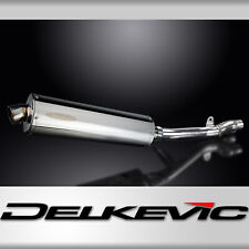 KIT SCARICO SILENZIATORE HONDA NT650V DEAUVILLE 1998-2005 450mm OVALE INOX BSAU