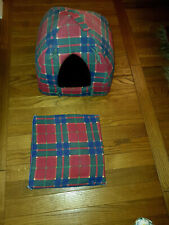 cuccia animale in cotone con cuscino estraibile