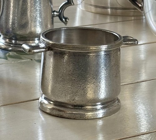 Vintage silver plate sugar - silver,